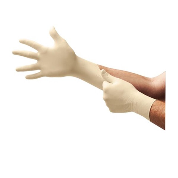 Creative Clothes Diamond Grip Pf Latex Examination Glove - Small CR1883581
